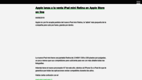 What Applesana.es website looked like in 2019 (4 years ago)