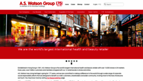 What Aswatson.com website looked like in 2019 (5 years ago)