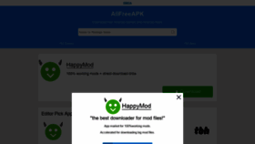 What Allfreeapk.com website looked like in 2019 (4 years ago)