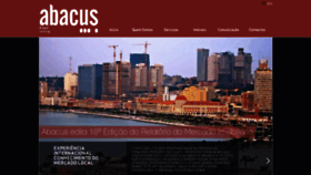 What Abacusangola.com website looked like in 2019 (4 years ago)