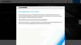 What Autodesk.eu website looked like in 2019 (4 years ago)
