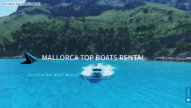 What Alcudia-boat-rental.com website looked like in 2019 (4 years ago)