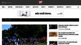 What Abc27.com website looked like in 2019 (4 years ago)