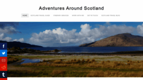 What Adventuresaroundscotland.com website looked like in 2019 (4 years ago)
