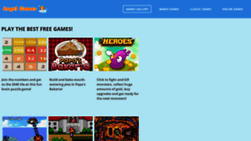 What Angelgames.co website looked like in 2019 (4 years ago)