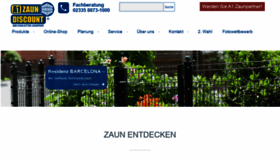 What A1-zaundiscount.de website looked like in 2019 (4 years ago)