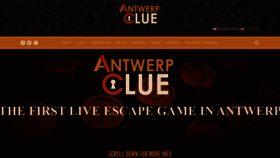 What Antwerpclue.be website looked like in 2019 (4 years ago)