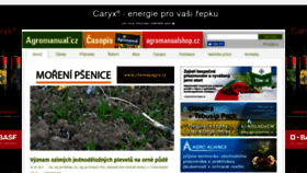 What Agromanual.cz website looked like in 2019 (4 years ago)