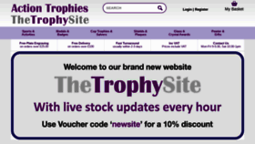 What Actiontrophies.co.uk website looked like in 2019 (4 years ago)