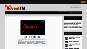 What Adventfm.org website looked like in 2019 (4 years ago)