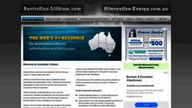 What Australian-lithium.com website looked like in 2019 (4 years ago)