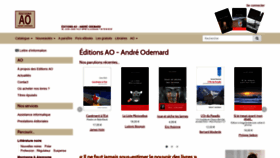 What Ao-editions.com website looked like in 2019 (4 years ago)