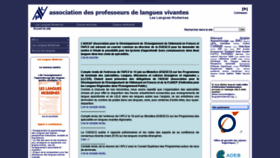 What Aplv-languesmodernes.org website looked like in 2019 (4 years ago)
