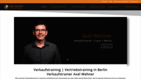 What Axel-wehner.de website looked like in 2019 (4 years ago)