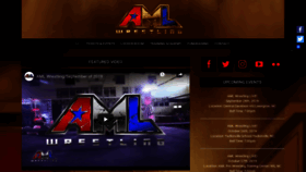 What Amlwrestling.com website looked like in 2019 (4 years ago)