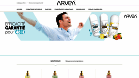 What Arvea-nature.com website looked like in 2019 (4 years ago)