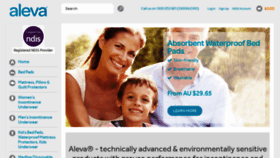 What Aleva.com.au website looked like in 2019 (4 years ago)