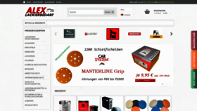 What Alex-lack.de website looked like in 2019 (5 years ago)