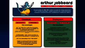 What Arthur-jobboard.eu website looked like in 2019 (4 years ago)