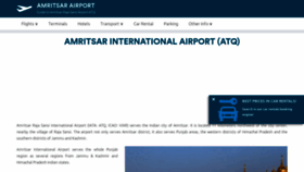 What Amritsarairport.com website looked like in 2019 (4 years ago)