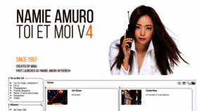 What Amuro.fr website looked like in 2019 (4 years ago)