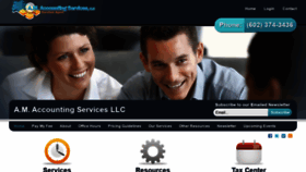 What Amaccountingservices.com website looked like in 2019 (4 years ago)