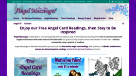 What Angelmessenger.net website looked like in 2019 (4 years ago)