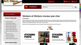 What Art-deco-stickers.fr website looked like in 2019 (4 years ago)