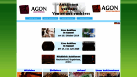 What Agon-auktion.de website looked like in 2019 (4 years ago)