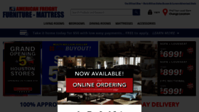 What Americanfreight.us website looked like in 2019 (4 years ago)