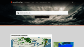 What Accuweather.com website looked like in 2019 (5 years ago)