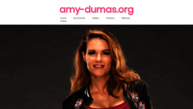 What Amy-dumas.org website looked like in 2019 (4 years ago)