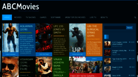 What Abcmoviesbd.com website looked like in 2019 (4 years ago)