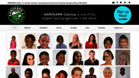 What Aardvarkcasting.com website looked like in 2019 (4 years ago)