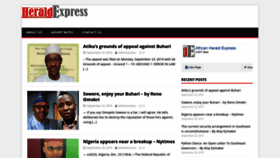 What Africanheraldexpress.com website looked like in 2019 (4 years ago)