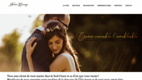 What Adeline-mariage.com website looked like in 2019 (4 years ago)