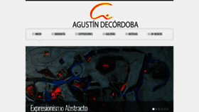 What Agustindecordoba.com website looked like in 2019 (4 years ago)