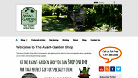 What Avantgardenshop.com website looked like in 2019 (4 years ago)