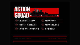 What Actionsquad.org website looked like in 2019 (4 years ago)