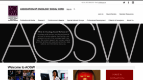 What Aosw.org website looked like in 2019 (4 years ago)