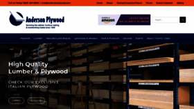 What Andersonplywood.com website looked like in 2019 (4 years ago)