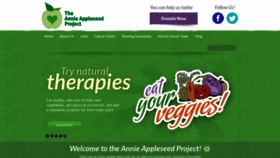 What Annieappleseedproject.com website looked like in 2019 (4 years ago)