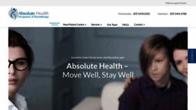 What Absolutehealth.net.au website looked like in 2019 (4 years ago)