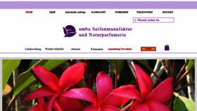 What Amba-seifenmanufaktur.de website looked like in 2019 (4 years ago)