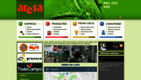 What Aresa-agricola.com website looked like in 2019 (4 years ago)