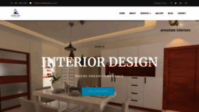 What Annotateinteriors.com website looked like in 2019 (4 years ago)