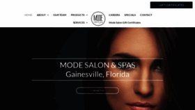 What Amodesalon.com website looked like in 2019 (4 years ago)
