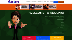 What Ads4.pro website looked like in 2019 (4 years ago)