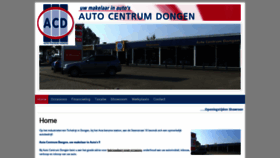 What Autocentrumdongen.nl website looked like in 2019 (4 years ago)