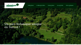 What Arboretum.ch website looked like in 2019 (4 years ago)
